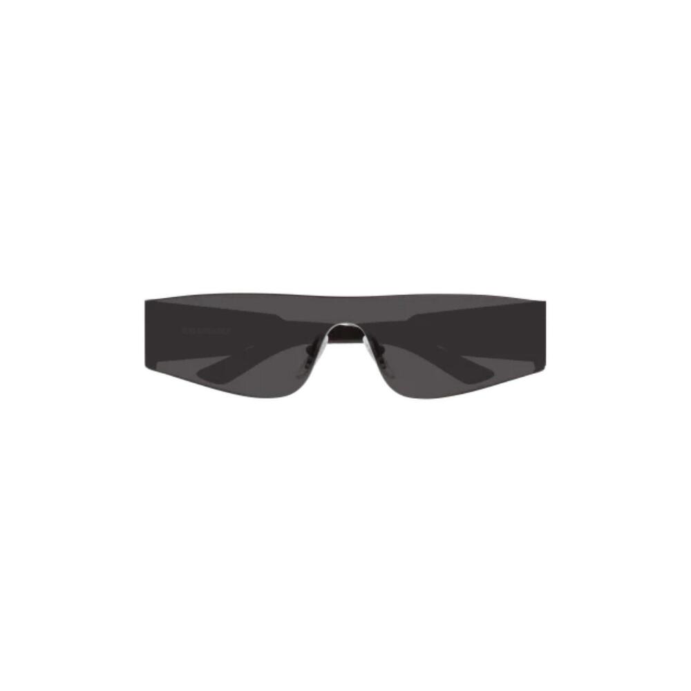 NEW BALENCIAGA unisex bb0041s rectangular non-polarized sunglasses in black-grey - Picture 2 of 2